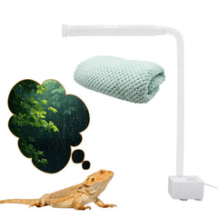 MinrzPet Reptile Shower Kit with waterfall for gentle bathing.