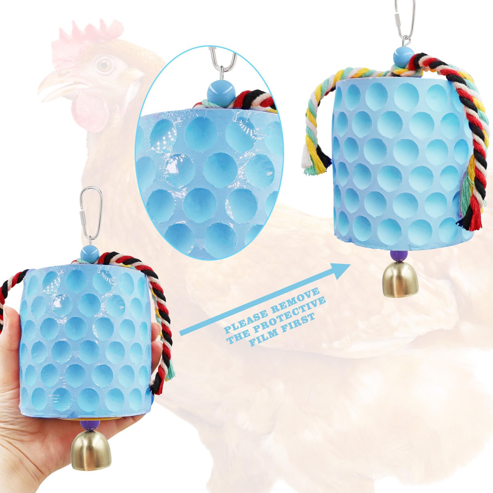 MinrzPet safe calcium stone for birds is durable and long-lasting