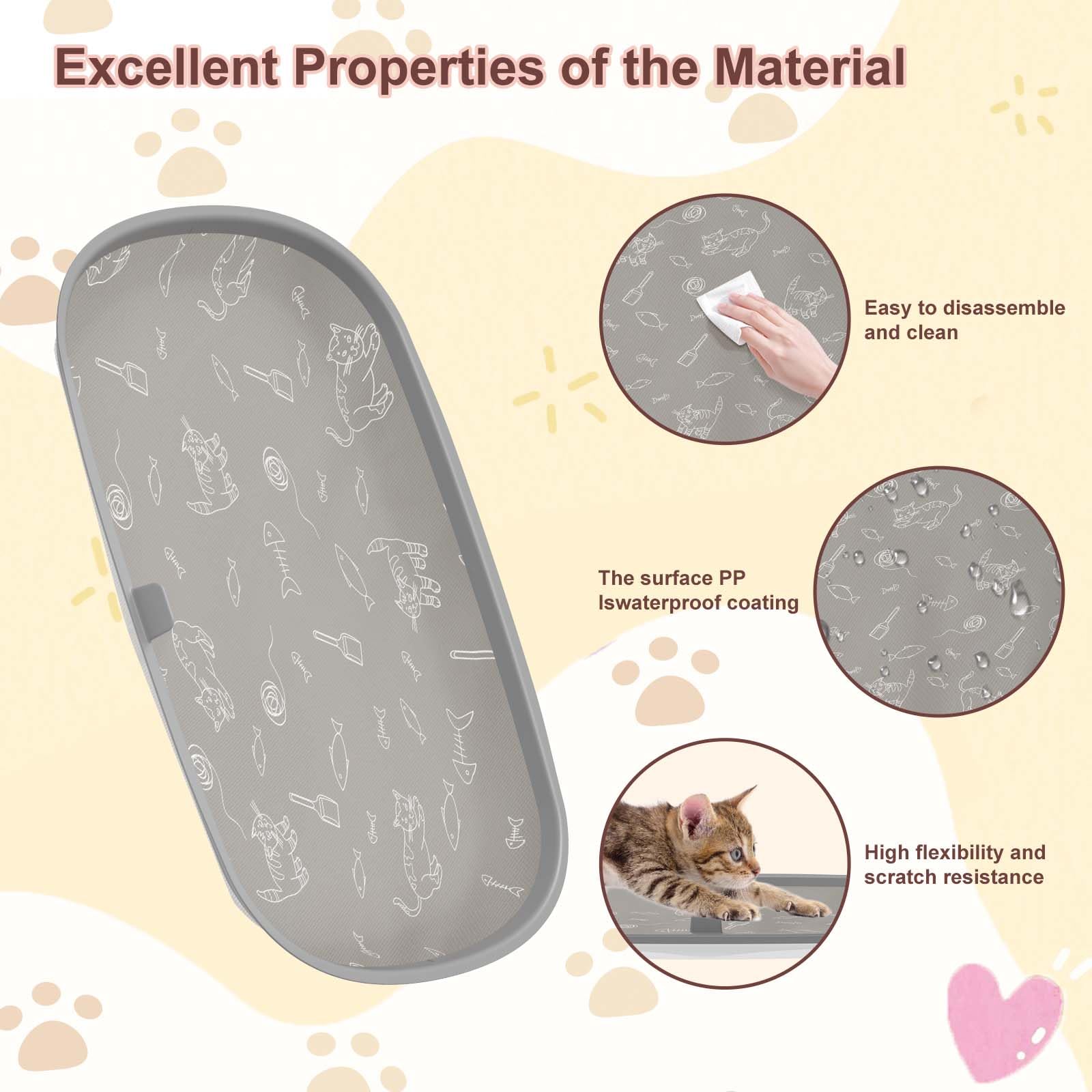 Mintakawa easy-clean surface cleans quickly to maintain hygiene.