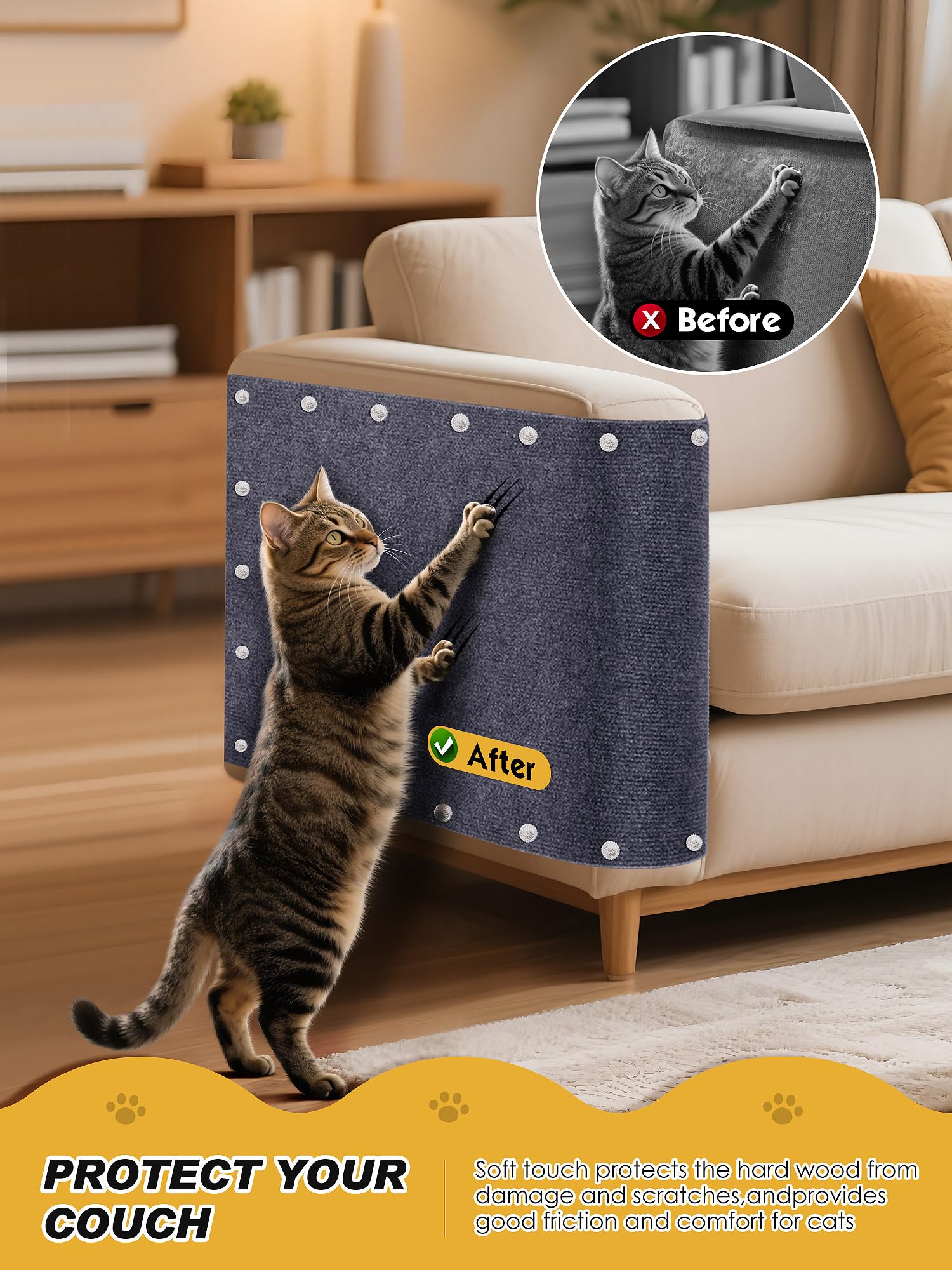 Minyii TLNNK trim-to-fit design adapting to furniture edges