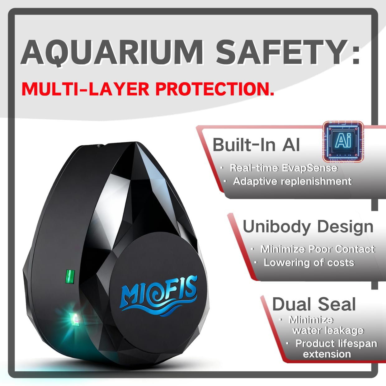 Miofis ATO NG ONE triple-safety protects tanks from overflows and equipment damage