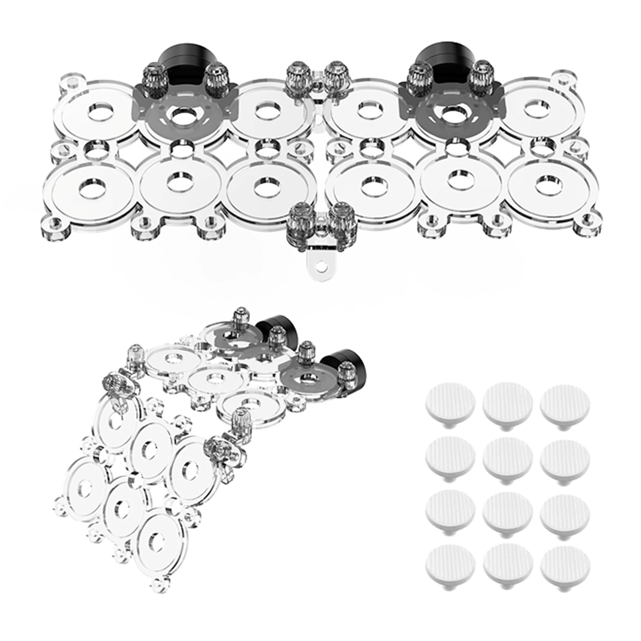Miofis Coral Frag Rack with N52 magnets secures frag plugs on glass up to 0.6 inches.
