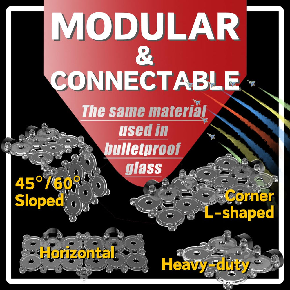Miofis Coral Frag Rack polycarbonate construction remains crystal-clear underwater.
