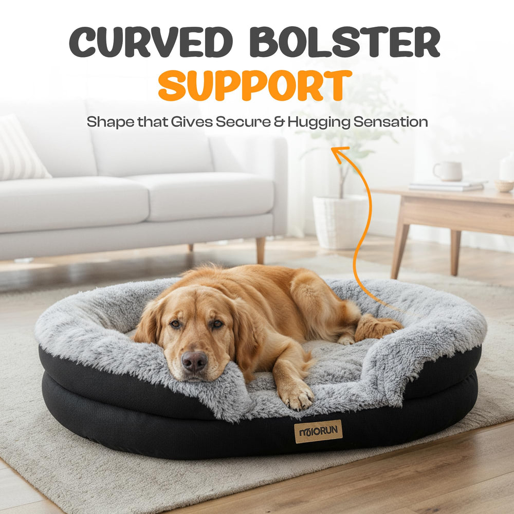Miorun bouclé fabric on the bed blends modern décor with durable, cozy styling