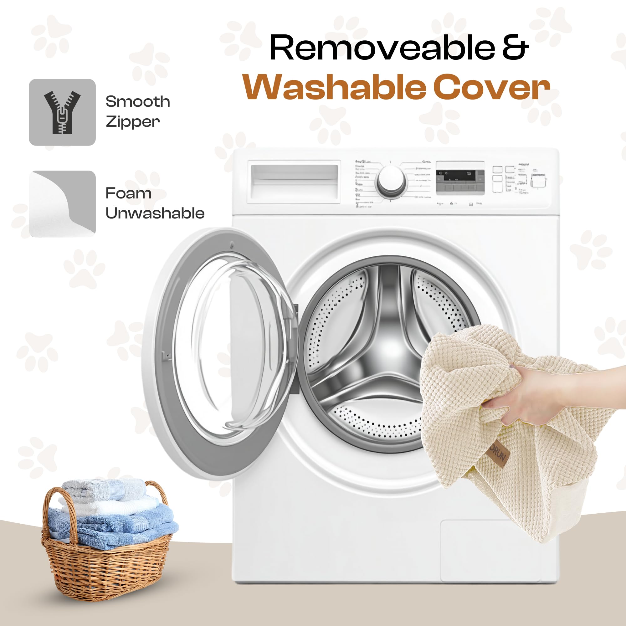 Miorun coral velvet cover close-up emphasizes soft traction for paws.