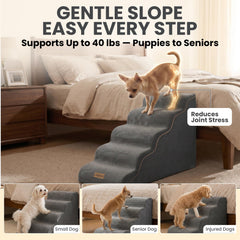 Miorun slip-resistant base keeps stairs steady on wood floors.