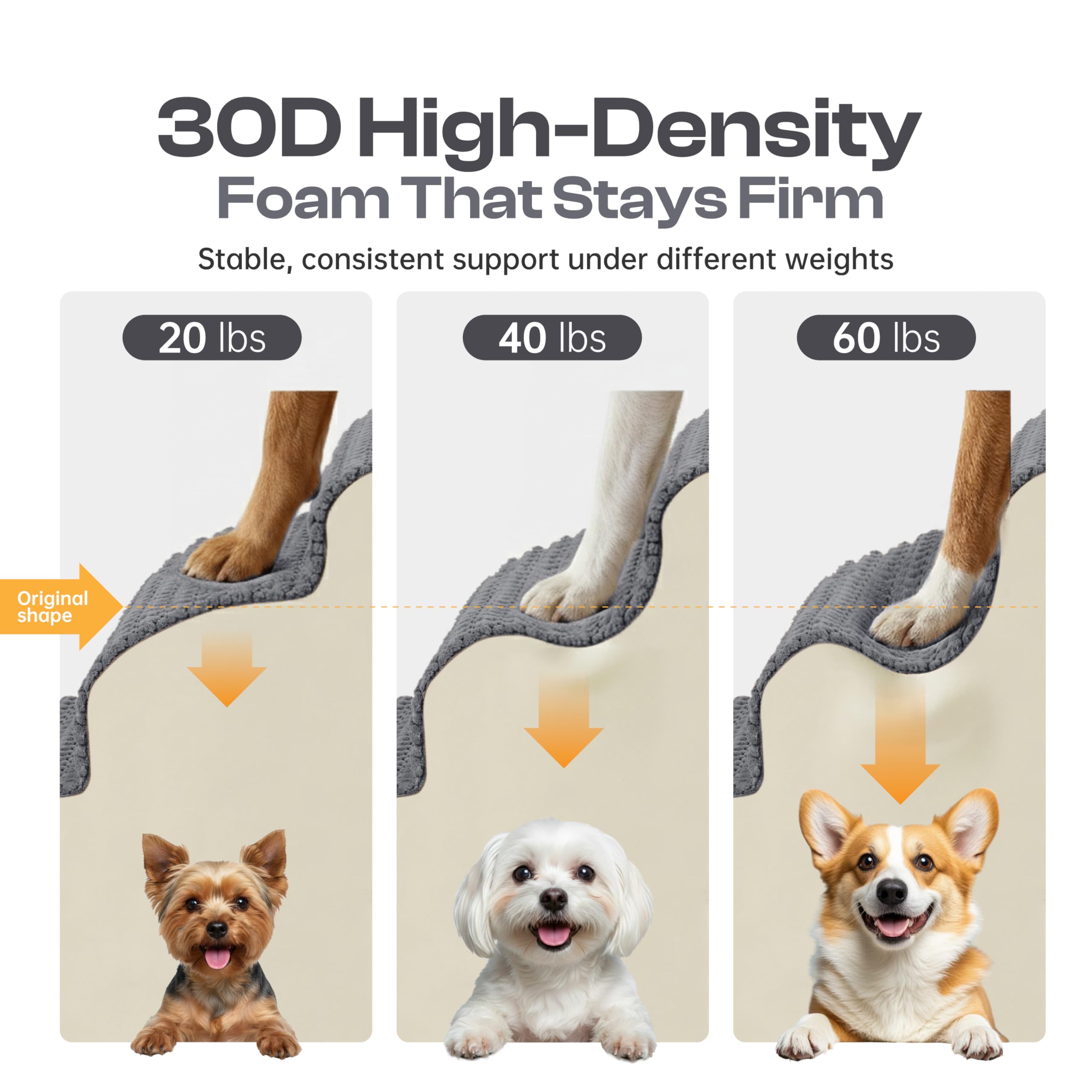 Miorun 4-step stairs non-slip bottom keeps the unit steady on indoor floors.