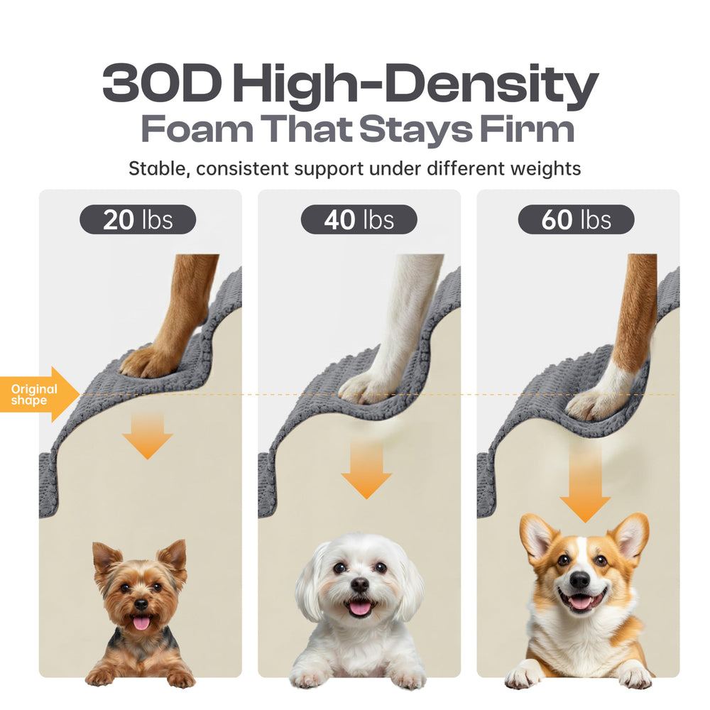 Miorun 4-step stairs non-slip bottom keeps the unit steady on indoor floors.