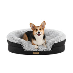 Miorun fluffy orthopedic bed cover closeup highlighting ultra-soft plush for cozy naps