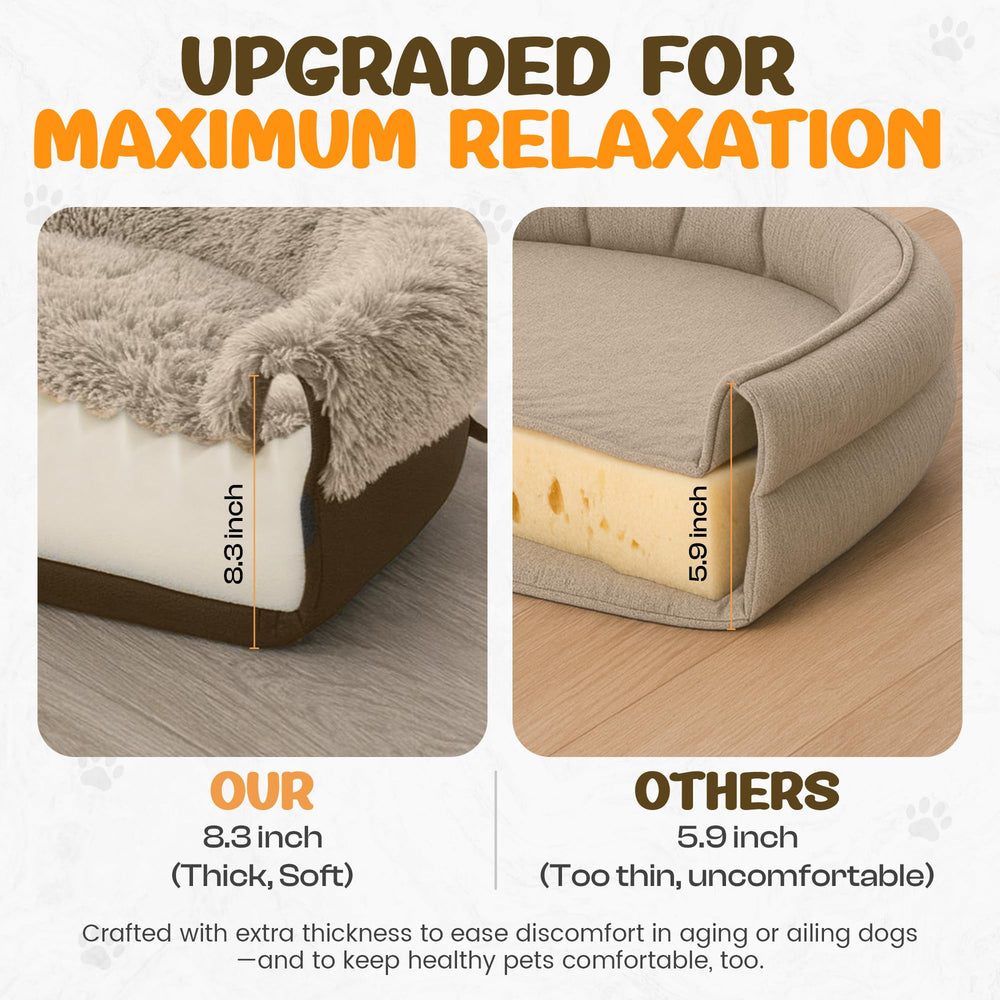 Miorun bed used as a crate cushion for cozy indoor sleeping