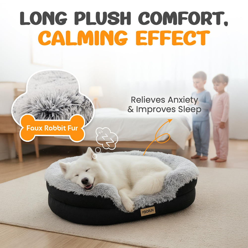 Miorun non-slip bottom keeps bed steady on floors.