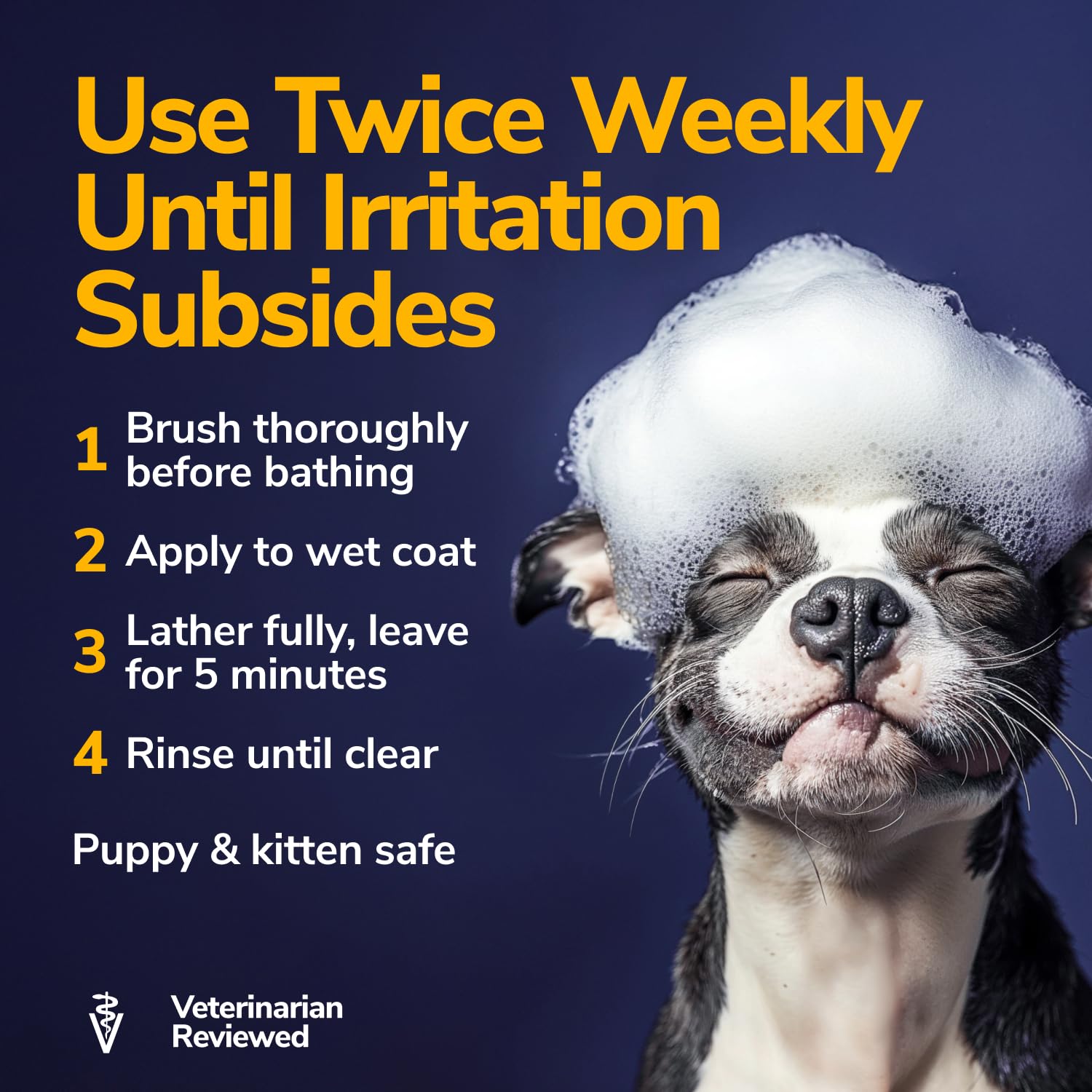 Miracle Vet dry skin care image showcases moisturizing formula for flaky patches