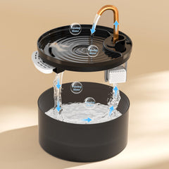 MISFANS dual-chamber filtration system for better debris capture