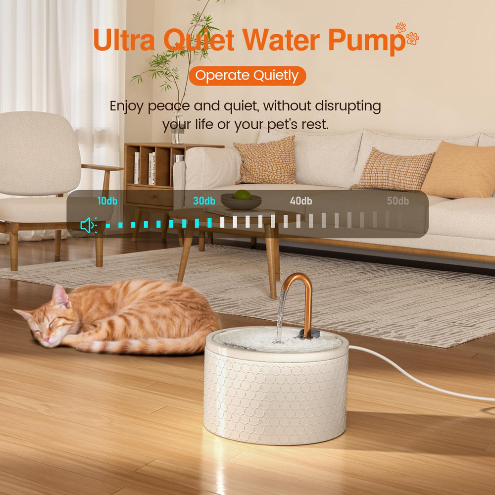 MISFANS dual-filter system catches hair and reduces odors