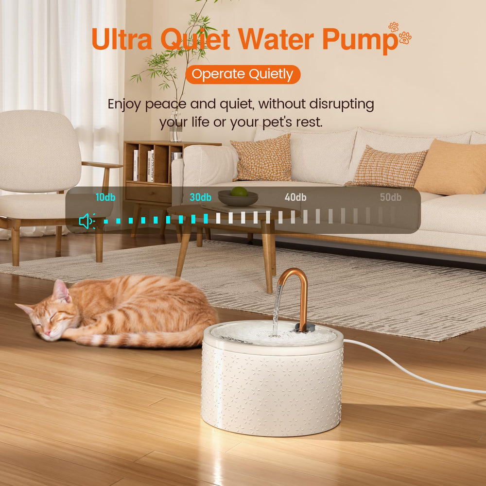 MISFANS dual filtration catching debris and odors for cleaner drinking water.