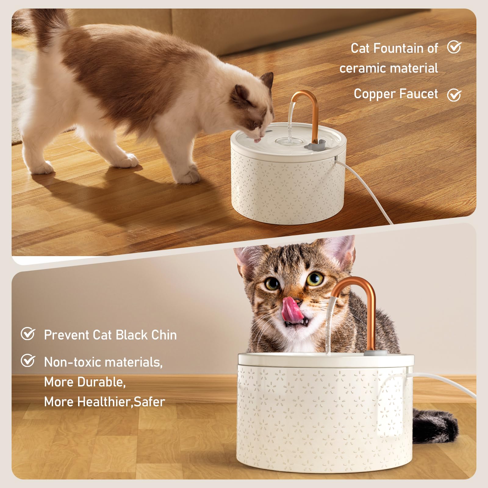 MISFANS ultra quiet pump operates quietly for peaceful indoor use.