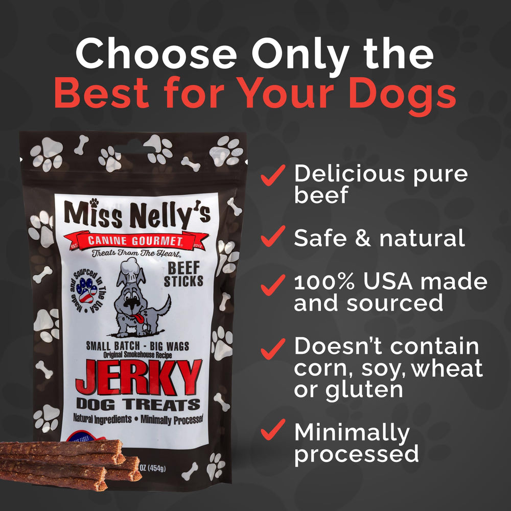 Miss Nelly's jerky ingredients highlight no fillers or artificial flavors.