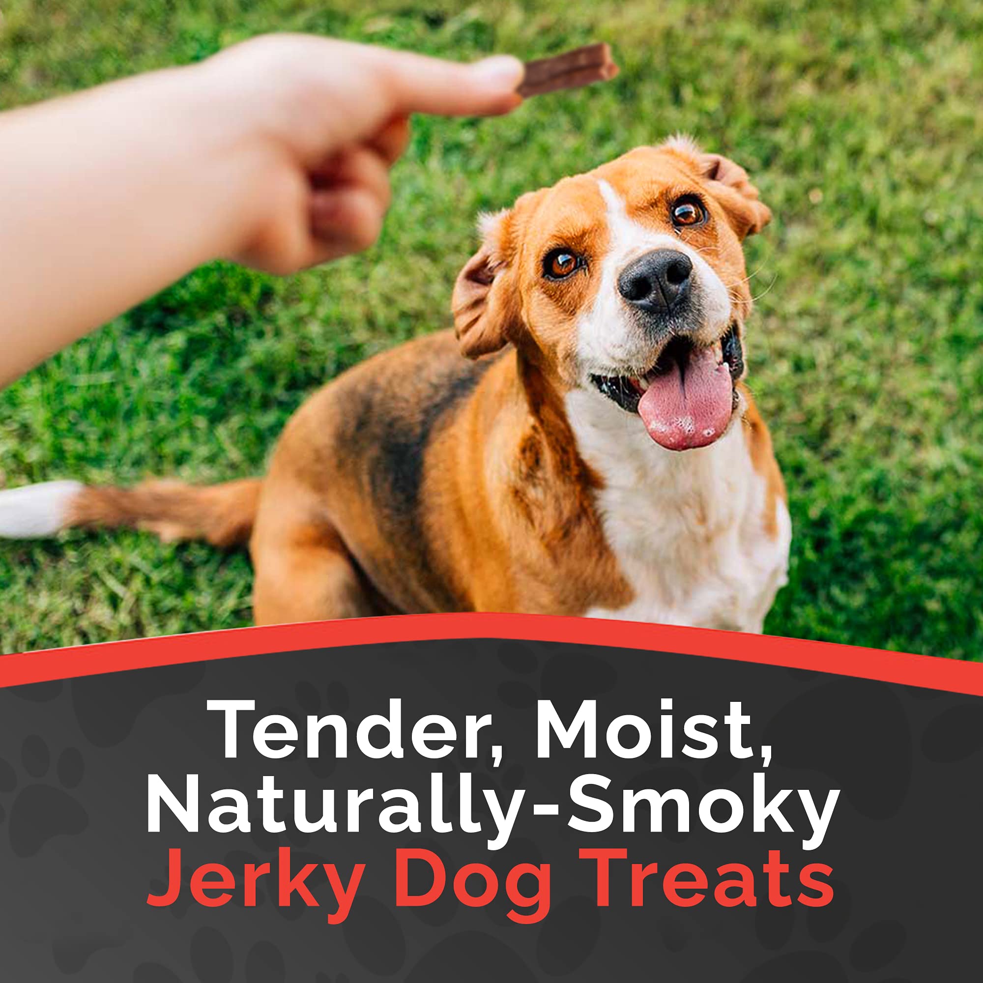 Miss Nelly's jerky contains real beef and chicken with brown rice.