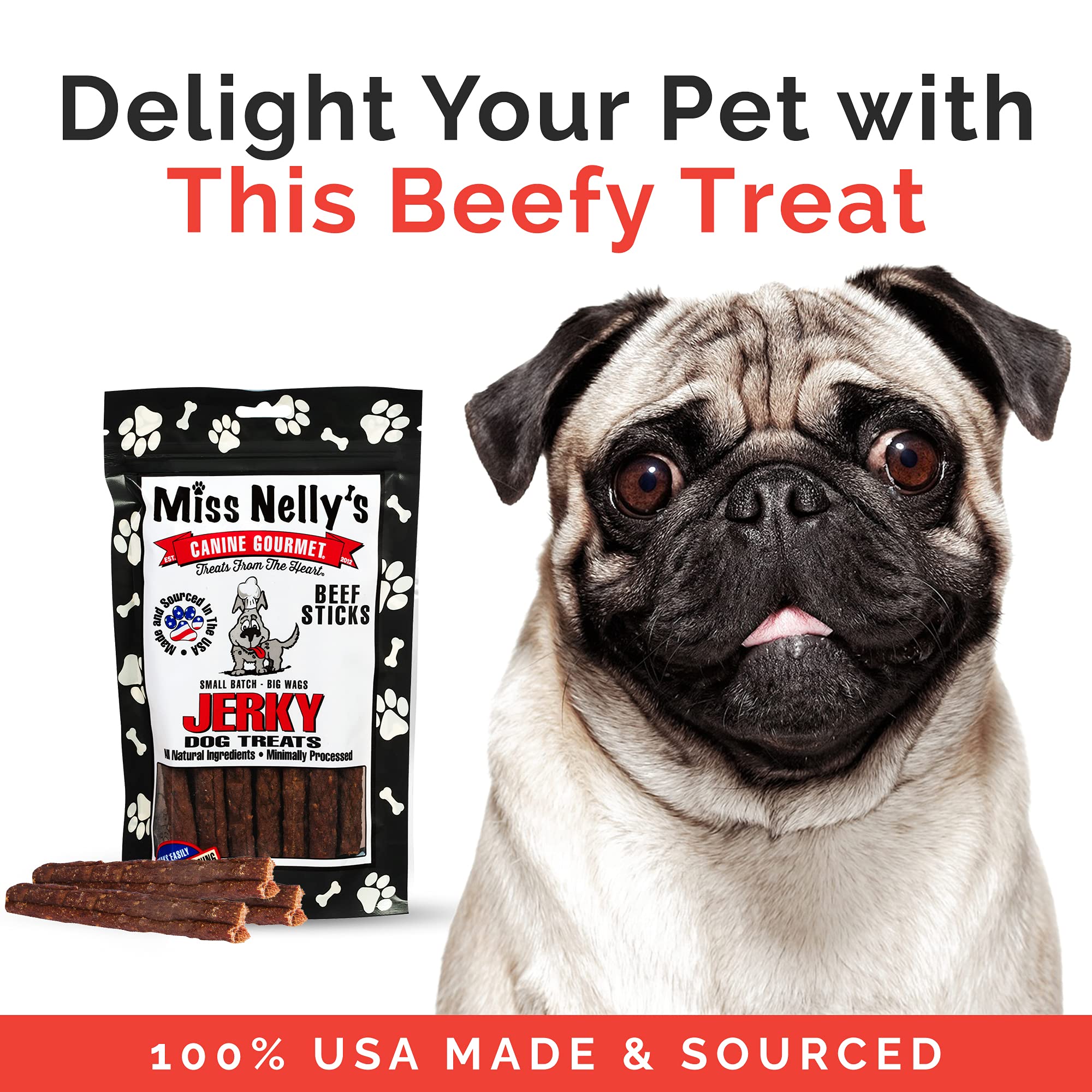 Miss Nelly's USA-made jerky represents family recipe quality.