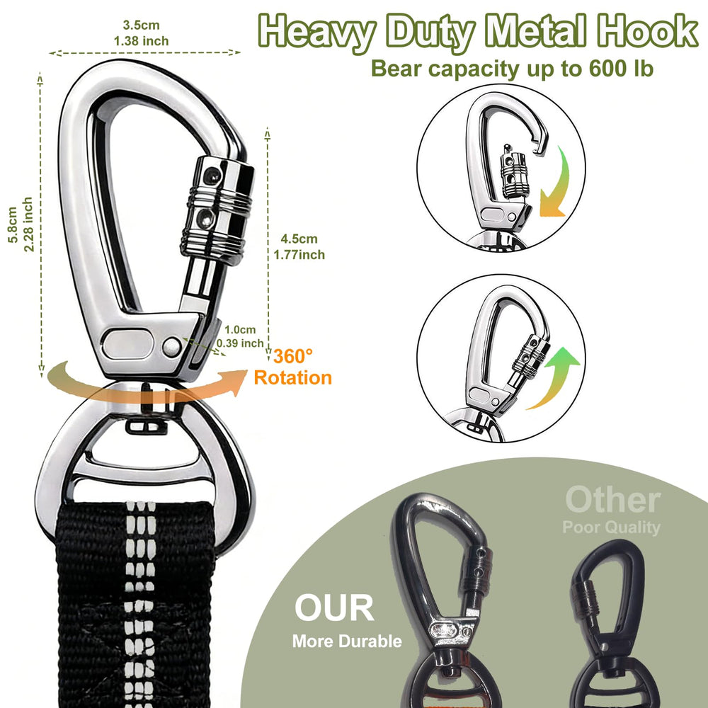 Misthis leash showing dual padded handles for comfort