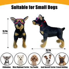 Mitubati dog goggles breathable holes protect eyes while maintaining airflow.