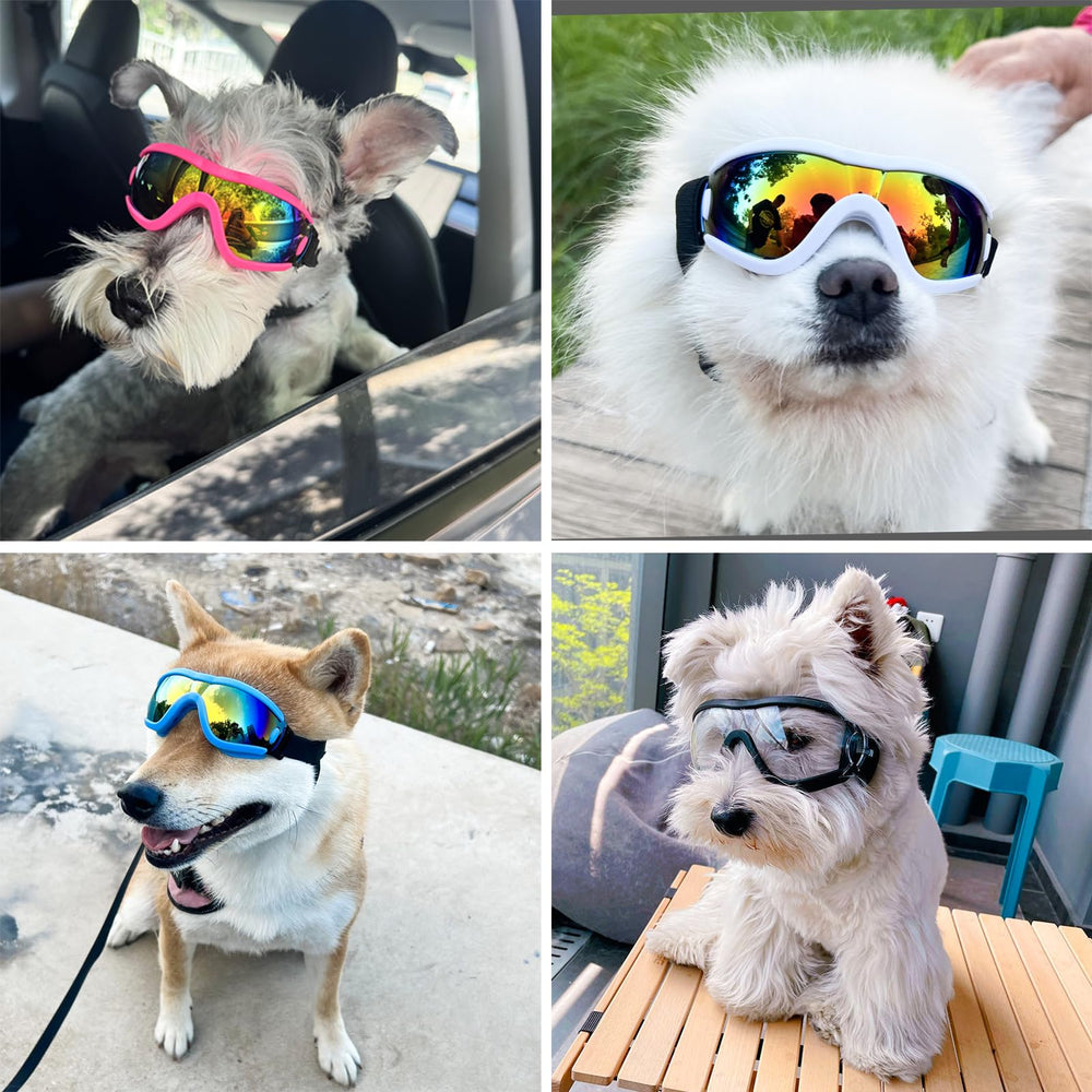 Mitubati dog goggles small breed fit suitable for chihuahuas and similar dogs.