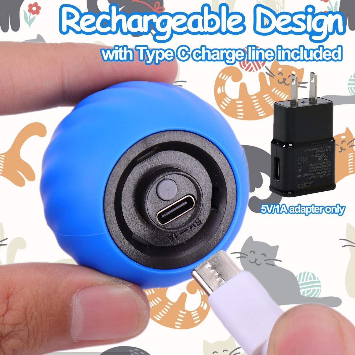 Mity Rain cat toy energizes kittens with activity