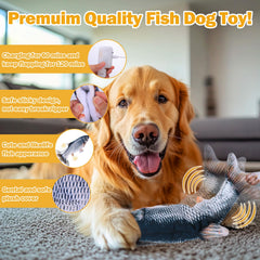 Mity rain rechargeable dog toy with USB charging cable for longer sessions.