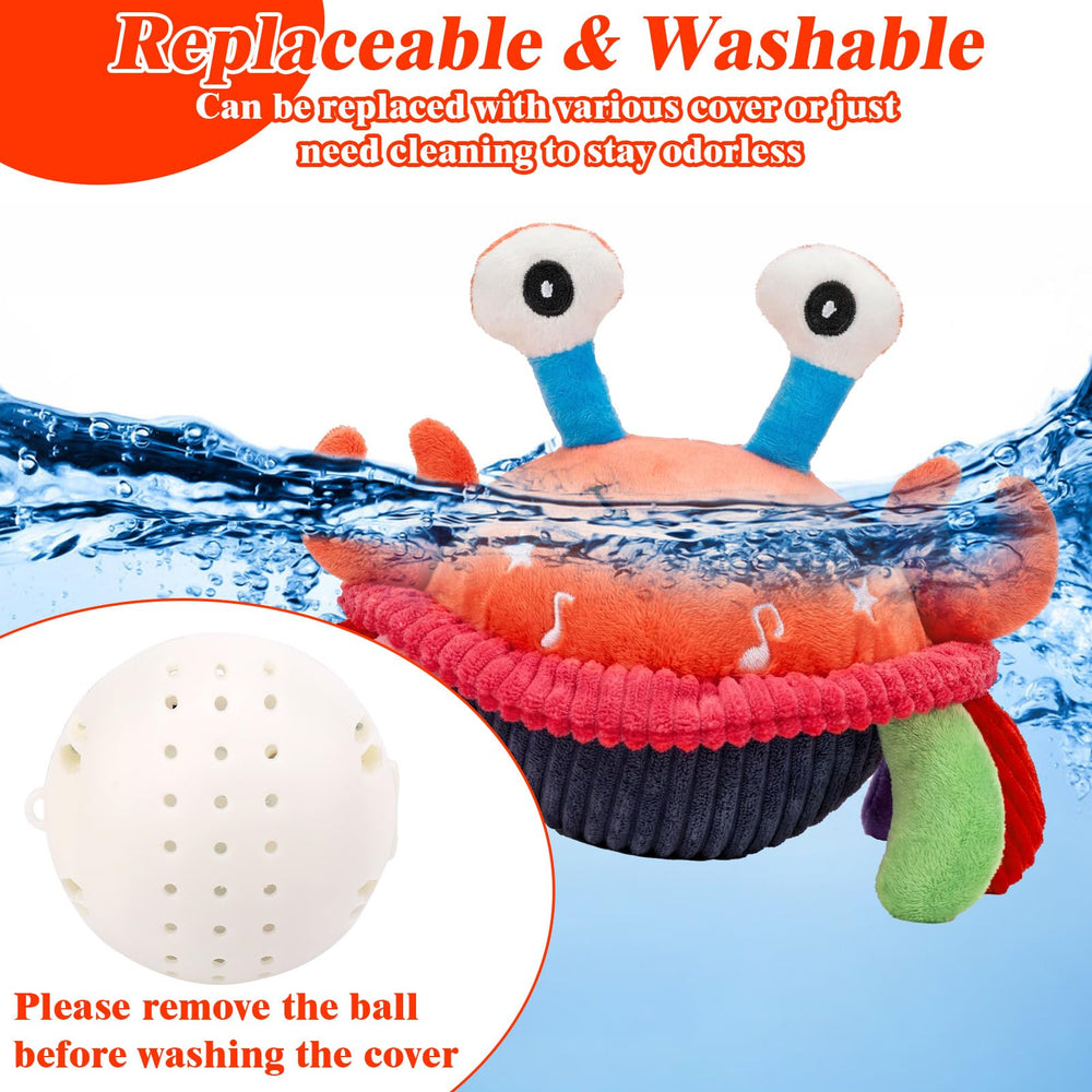 Mity rain interactive dog toy showing wiggle action for chasing.