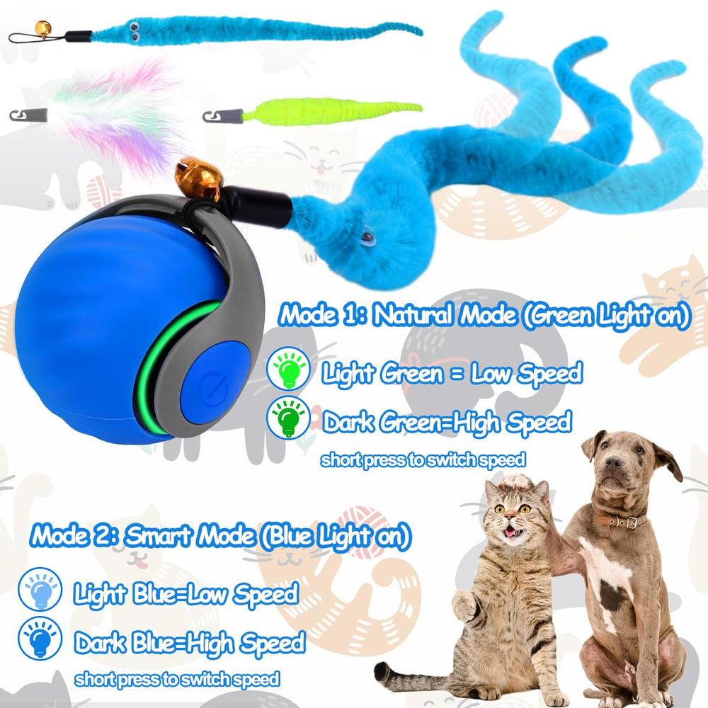Mity Rain obstacle-avoidance sensor ball navigates walls