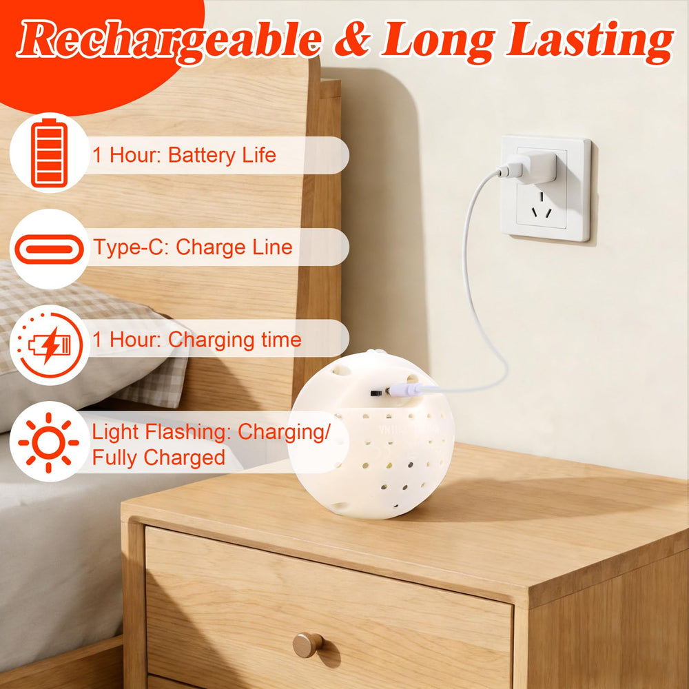 Mity rain removable plush cover for quick washing and refresh.