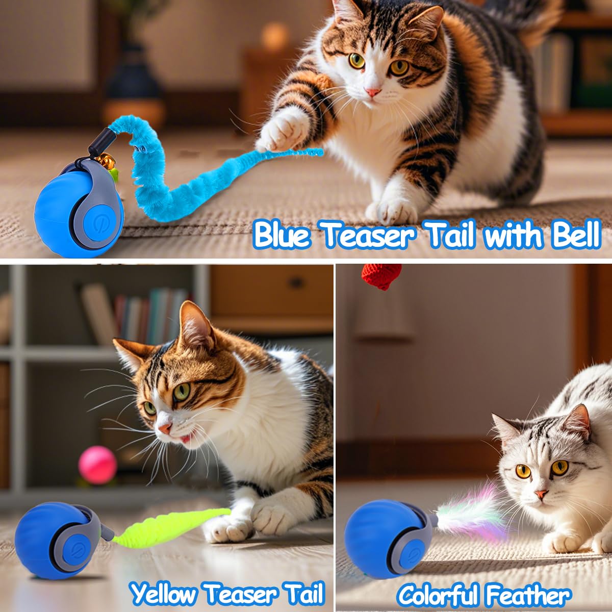 Mity Rain two-mode toy offers varied pacing for curious cats