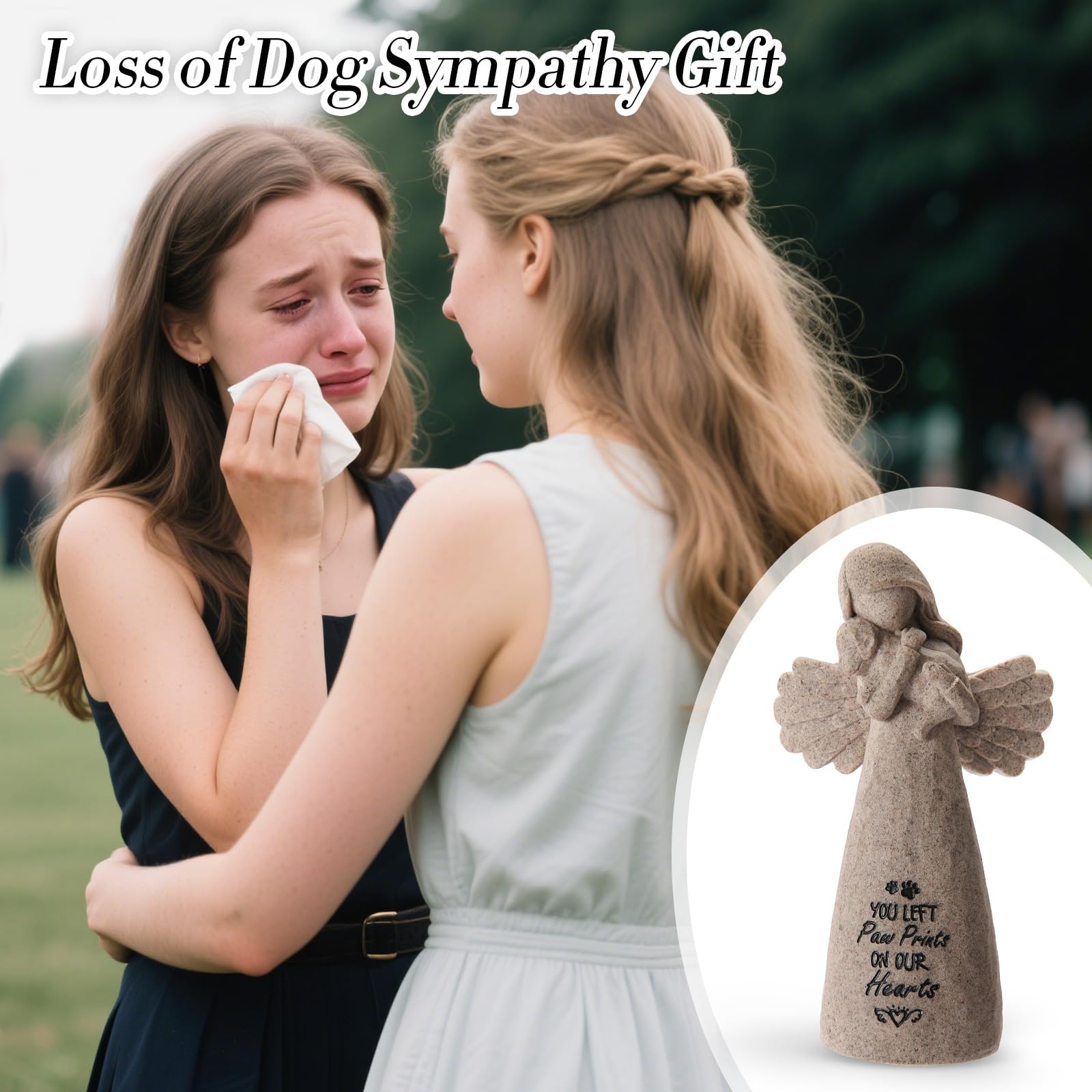 Miugwp compassionate sympathy gift for dog loss and remembrance.