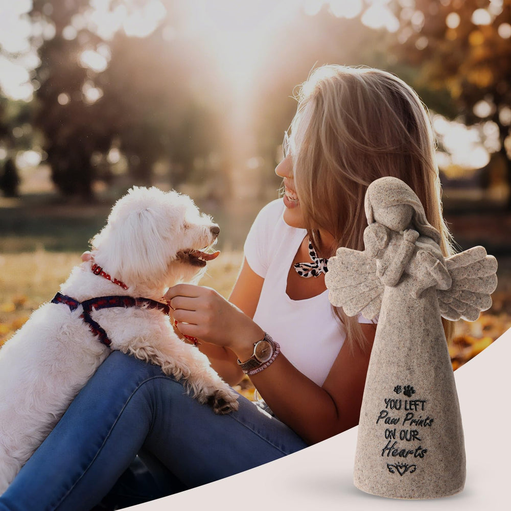 Miugwp 6-inch memorial figurine fits shelves neatly.