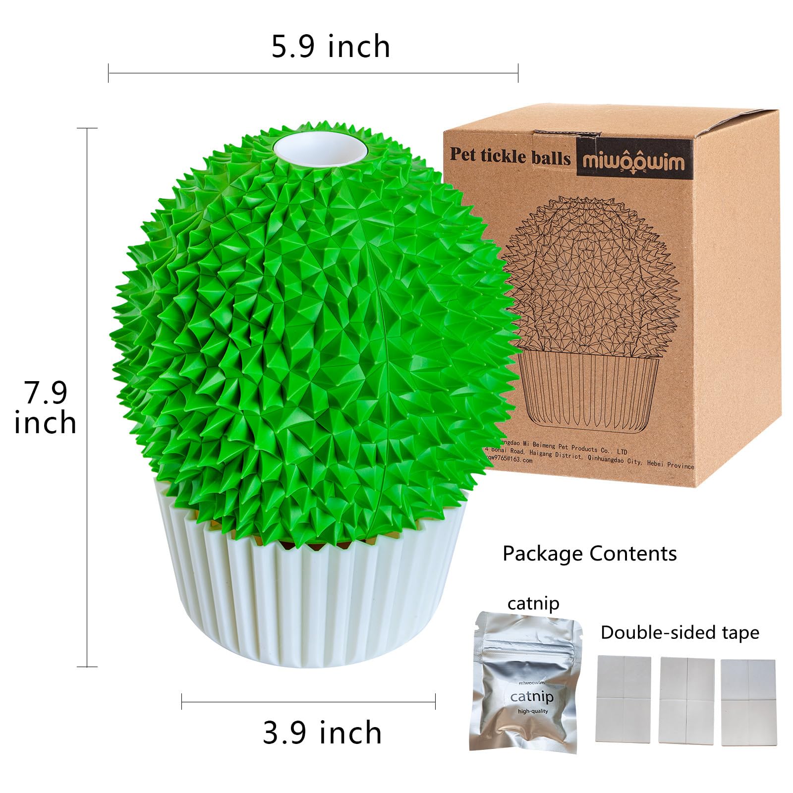 Miwoowim Catnip Feeder easy to clean and water-washable