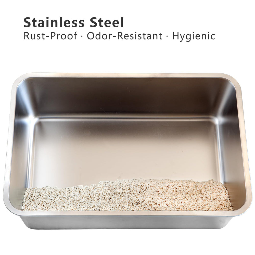 Miwoowim durable stainless steel resists scratches for lasting use.