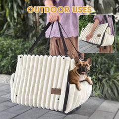 MixJOY 6-in-1 dog car seat back seat configuration stability on bumps