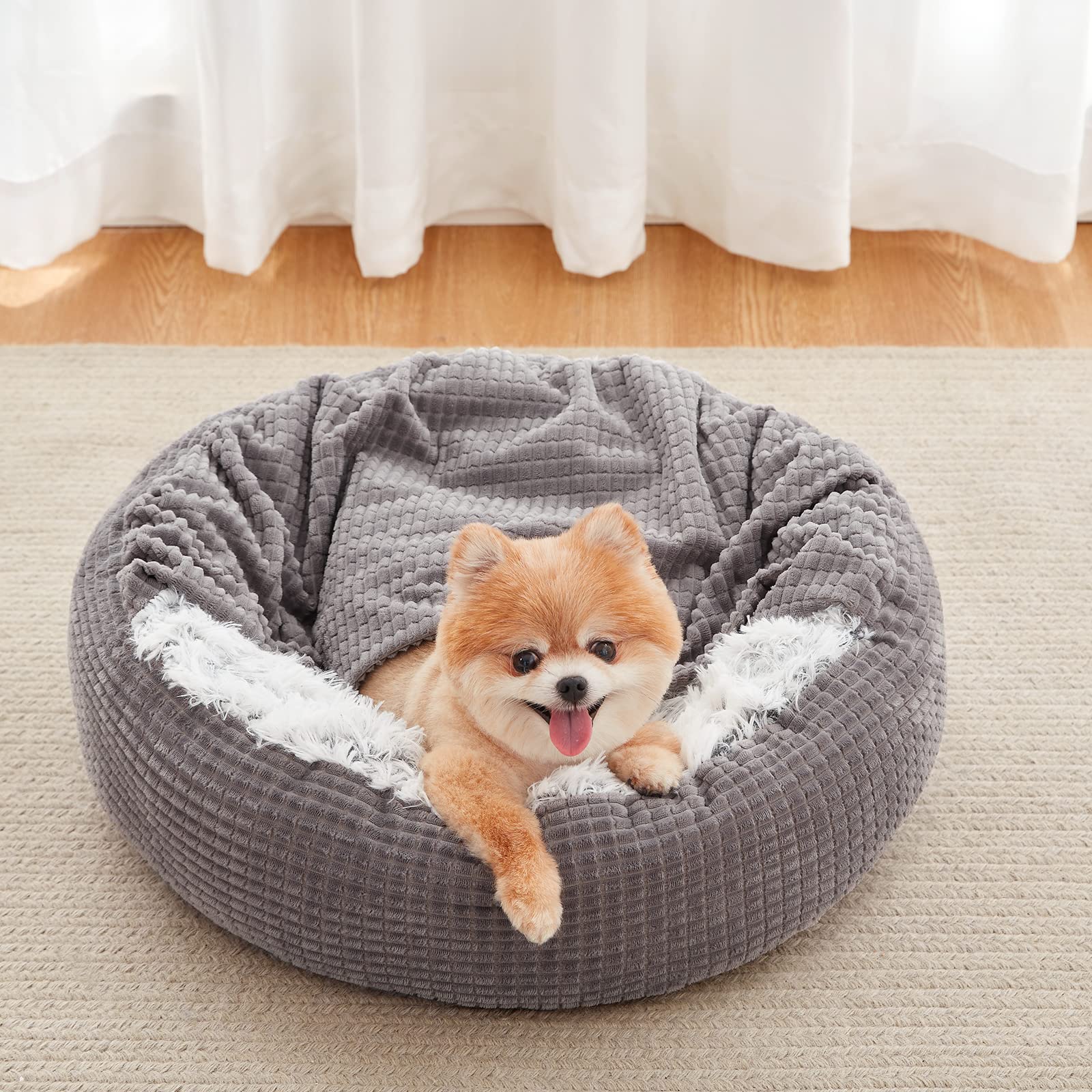 MIXJOY non-slip base keeps the bed steady on tile floors.
