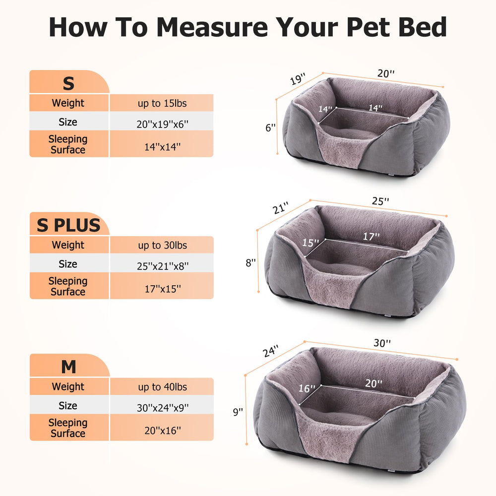 MIXJOY Calming Bed raised sides for security and neck support