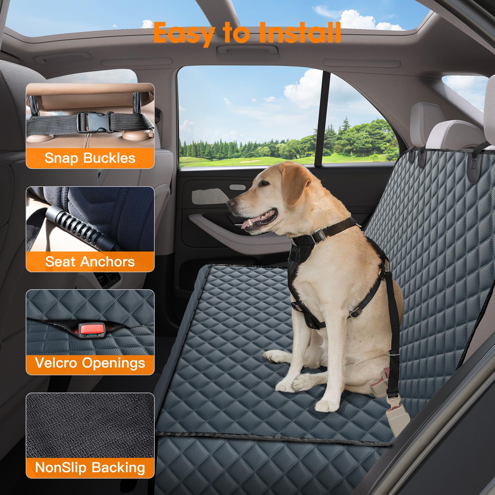MIXJOY child-seat-friendly design enables safe sharing of the rear seat.
