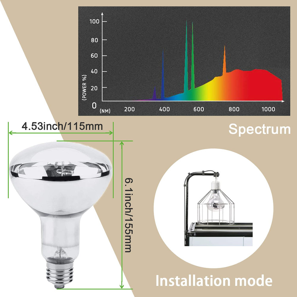 MIXJOY daylight self-ballasted design for easy terrarium setup