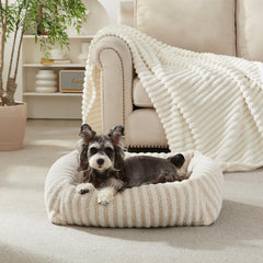 MIXJOY small dog bed rectangle with removable cover offering easy cleaning and cozy naps