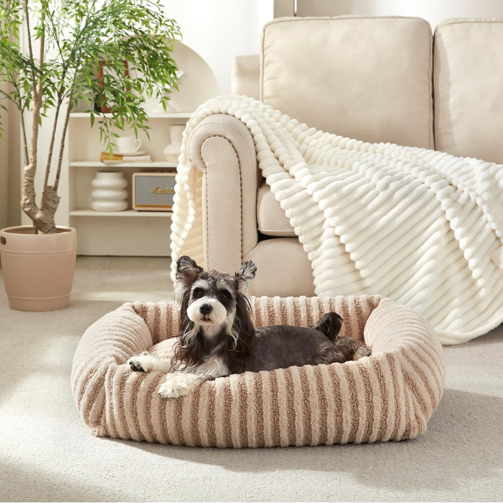 MixJOY dog bed with removable cover for easy cleaning.