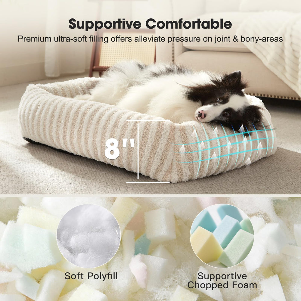 MIXJOY bed with removable cover for easy cleaning and quick refresh