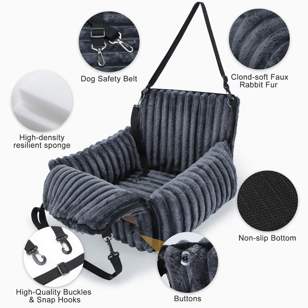 MIXJOY clip-on safety leash helps keep pets secure during transit