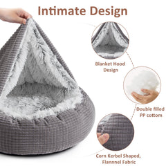 MIXJOY plush interior creates soft, warm snuggling space for naps and cuddles.