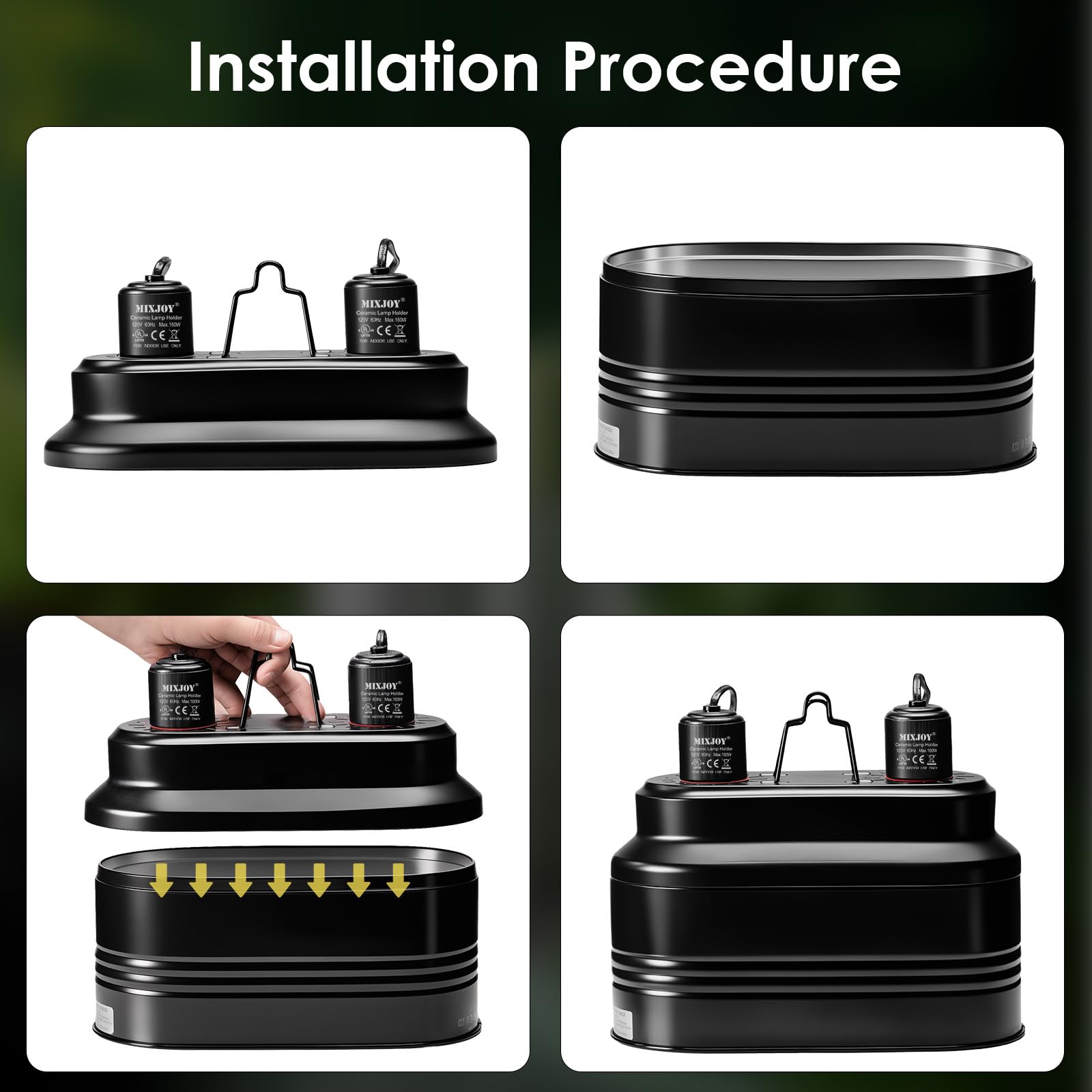 MIXJOY 27-inch cord organization keeps wires tidy in reptile setups