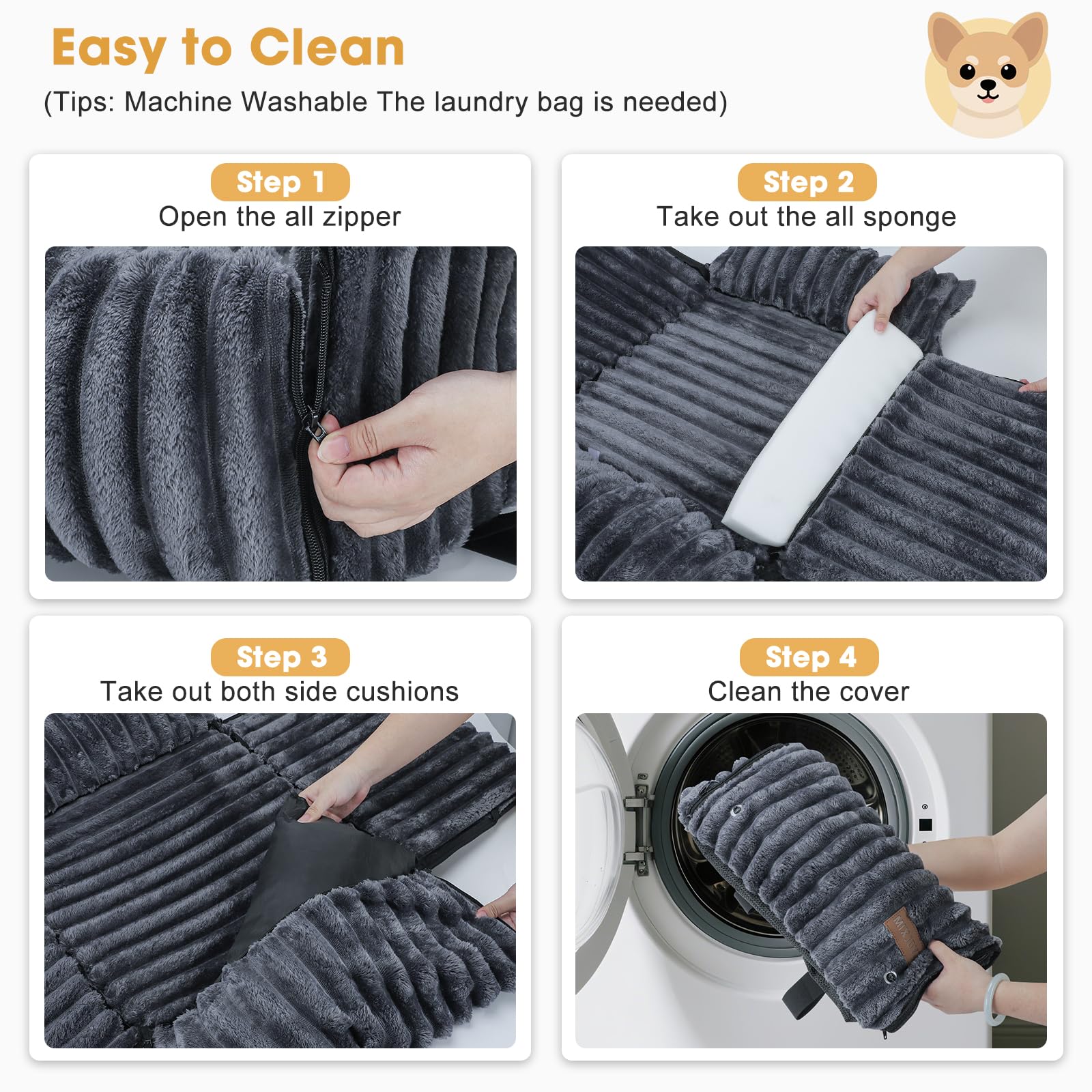 MIXJOY machine-washable cover simplifies upkeep between trips