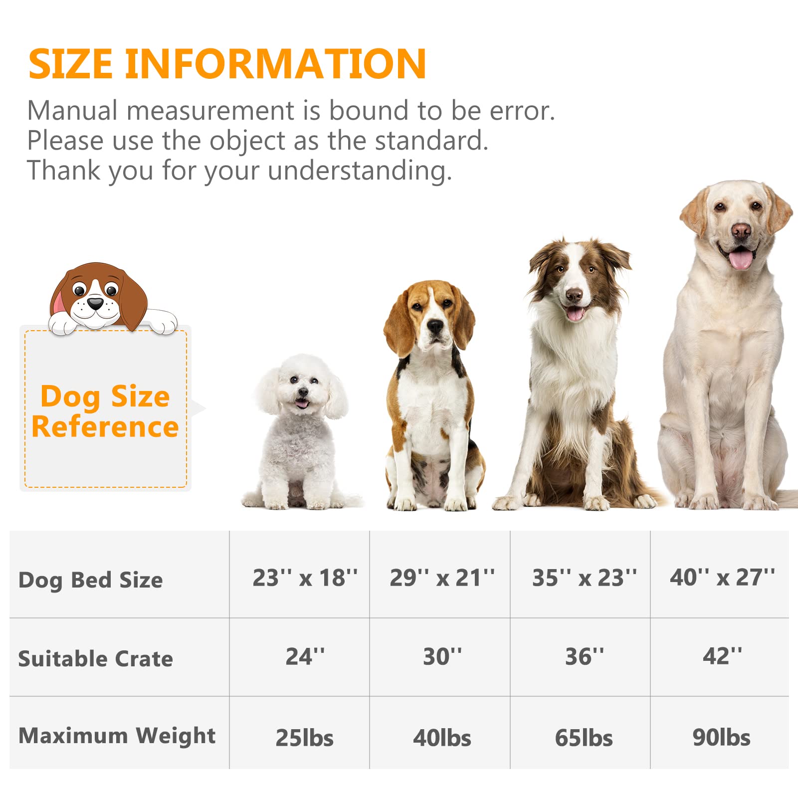 MIXJOY machine-washable dog bed for easy cleaning.