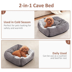 MIXJOY bed with non-slip bottom stays in place on floors